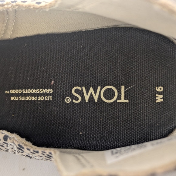 TOMS 10016177 Women's Kallie Cheetah Wedge Bootie Boots Shoes Size 6 Cutout - Picture 8 of 12